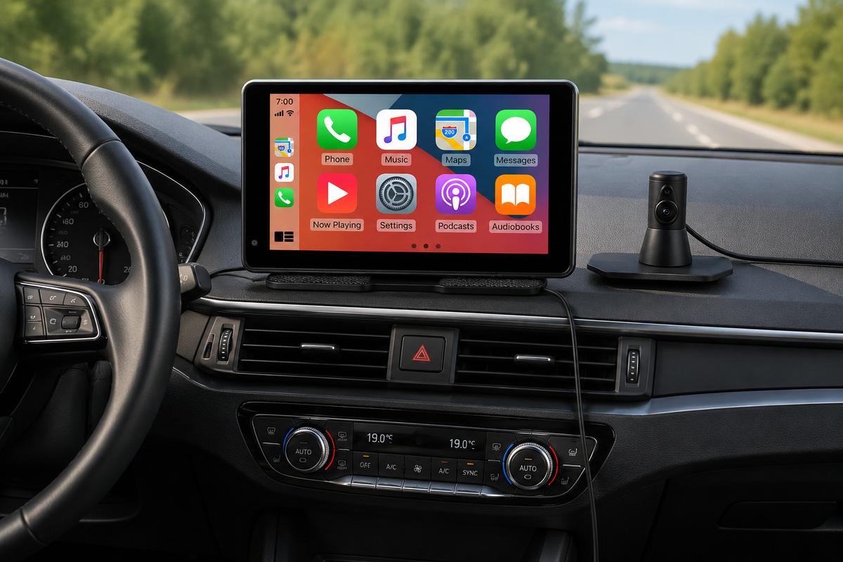WAGENOVA SmartDrive | Draadloos CarPlay & Android Auto Scherm